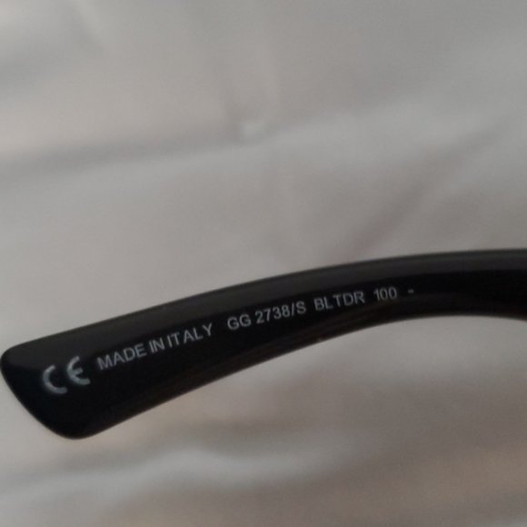 Gucci Brown GG 2738/S Buckle Detail Sunglasses- Made in Italy #Vintage main image 9